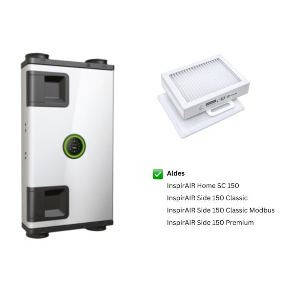 aldes-inspirair-sc-150-lueftungsgeraet-filter-f7-g4 Aldes InspirAIR SC 150 Lüftungsgerät mit kompatiblem F7 + G4 Ersatzfilterset