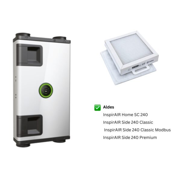 aldes-inspirair-sc-240-lueftungsgeraet-filter-f7-g4 Aldes InspirAIR SC 240 Lüftungsgerät mit kompatiblem F7 + G4 Ersatzfilterset