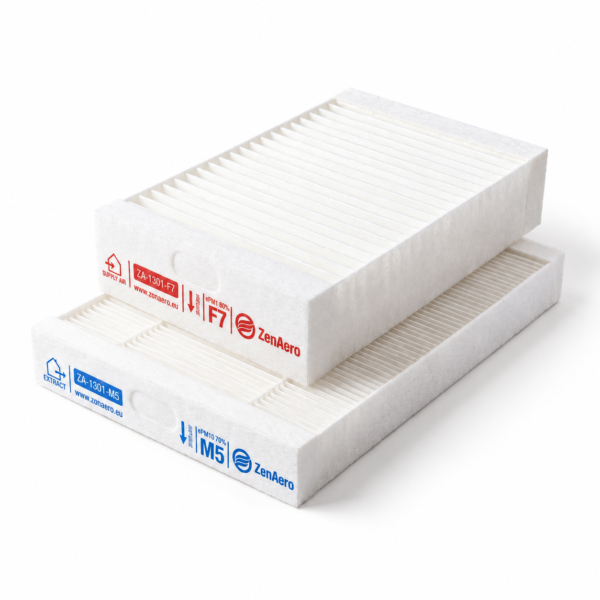blumartin-freeair-100-ersatzfilter-f7-m5 bluMartin freeAir 100 Ersatzfilterset ePM1 + ePM10 (F7 + M5), 110 × 215 × 40 mm / 140 × 225 × 25 mm