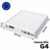 Abmessungen der Brofer RDCD40SK / RDCD50SK Ersatzfilter G4 + G4 – 240 × 199 × 22 mm