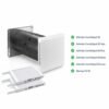 comfospot 50 mit filter f7 lueftungsanlage filter Zehnder ComfoSpot 50 Lüftungsgerät mit kompatiblem G4 + G4 Ersatzfilterset 527005390