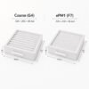 Aerauliqa QR180A / QR180M / QR180PH / QR230E – Kompatibles Ersatzfilterset, 2 Filter: ePM1 60% (F7) + ISO Coarse (G4), 200 × 200 × 46 mm