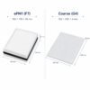 dimensioni-filtri-aldes-inspirair-home-sc-150.jpg Aldes InspirAIR Home SC 150 / Side 150 Classic / Classic Modbus / Premium – Kompatibles Ersatzfilterset, 2 Filter: ePM1 60% (F7) + ISO Coarse (G4), 150 × 190 × 47 mm / 150 × 200 mm