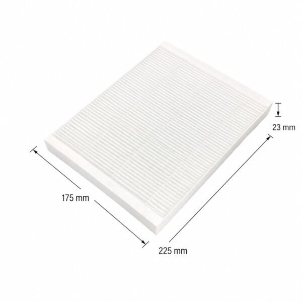 Aspira ASPIRLIGHT 140 HV / ASPIRLIGHT 200 HV – Kompatibles Ersatzfilterset, 2 Filter: 2 × ePM1 60% (F7), 225 × 175 × 23 mm