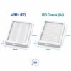 dimensioni-filtri-salda-smarty-3xp-4xp-f7-g4-225x195x25-sasm3xpf7g4.jpg Salda Smarty 3XP / 4XP – Kompatibles Ersatzfilterset, 2 Filter: ePM1 60% (F7) + ISO Coarse (G4), 225 × 195 × 25 mm