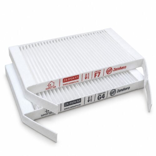 Zehnder ComfoAir 70 Ersatzfilterset F7 + G4, 190 × 98 × 15 mm, passend für 527005190