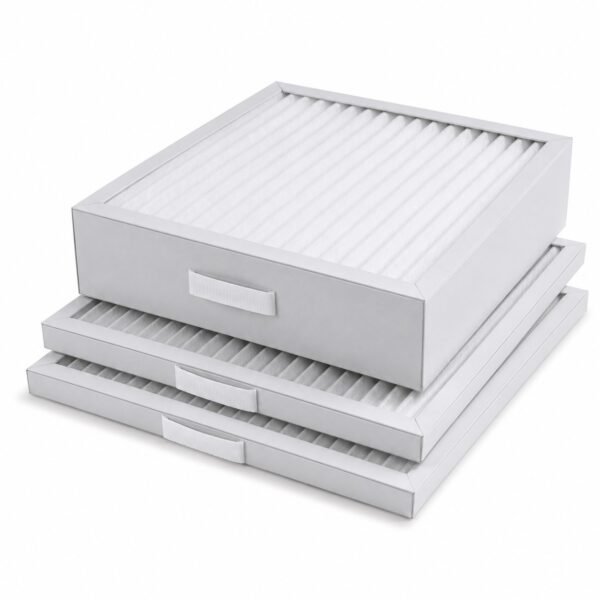 filtri-brofer-rdcd-2-5-kit-f7-2-g4.jpg Brofer RDCD25SK / RDCD25SH Serie – Kompatibles Ersatzfilterset, 3 Filter: ePM1 60% (F7) + 2 × ISO Coarse (G4), 216 × 199 mm