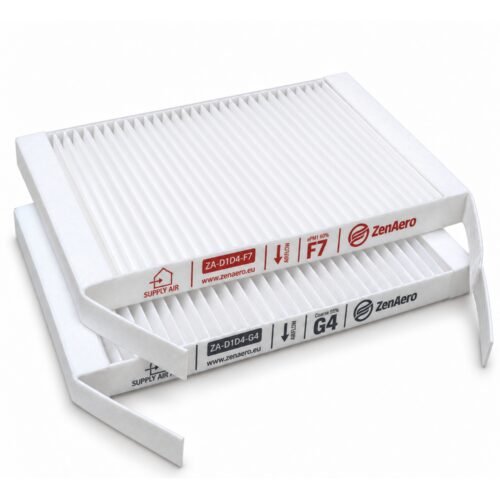 Kermi x-well F130 / F150 kompatibles Ersatzfilterset mit 2 Filtern: ePM1 60% (F7) und ePM10 60% (M5), 230 × 150 × 24 mm