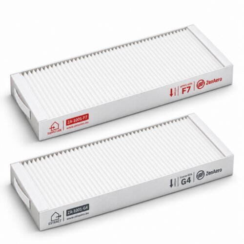 Maico WS 320, WS 470, WR 310 und WR 410 Filterset mit F7 ePM1 60% und G4 ISO Coarse 65%, 505 × 165 × 48 mm