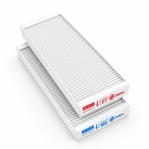 Pichler LG 350 und LG 450 Ersatzfilterset mit 2 Filtern – ePM1 60% (F7) und ISO Coarse 65% (G4), 498 × 175 × 48 mm.