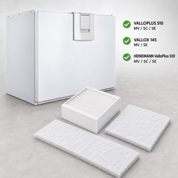valloplus-510-vallox-145-filterset-lueftungsgeraet Kompatibles Filterpaket Nr. 28 für ValloPlus 510 MV/SE/SC und Vallox 145 MV/SE