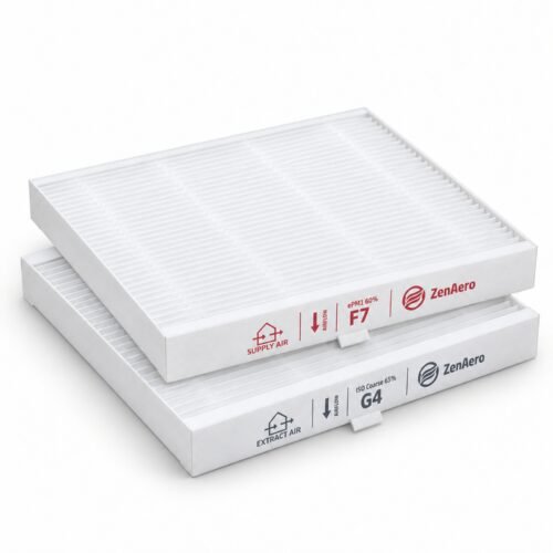 Viessmann Vitoair FS 300 E Filterset F7 + G4 – 199 × 253 × 29 mm Viessmann Vitoair FS 300 E Ersatzfilterset mit ePM1 60% F7 und ISO Coarse 65% G4 Filtern, 199 × 253 × 29 mm