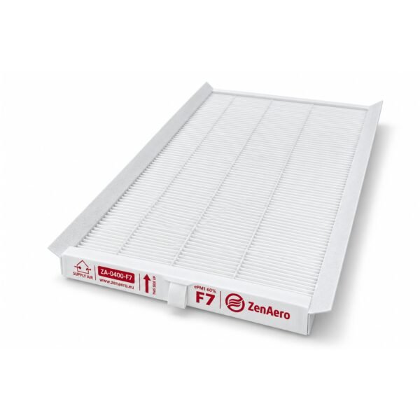 ZenAero Ersatzfilter ePM1 60% (F7), 400 × 215 × 20 mm, passend für Wolf CWL-2-225, Brink Flair 225, Ubbink Ubiflux Vigor W225 und Viessmann Vitovent 300-W A225 H32S (225 m³/h). Hochwertiger Feinfilter für die Zuluft von Wohnraumlüftungsanlagen. F7 Filter ePM1 60% 400 × 215 × 20 mm für Wolf CWL-2-225, Brink Flair 225, Ubbink Ubiflux Vigor W225 und Viessmann Vitovent 300-W A225