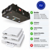 brofer-rdcd25-f7-2xg4 kompatible Modelle F7 + 2 G4 Ersatzfilter: Brofer RDCD25SK Serie, Airteam RDCD 2.5, Soler & Palau BR 25, Wavin Chemidro RDCD 2.5 H und Coolwell RDCD25SK Serie